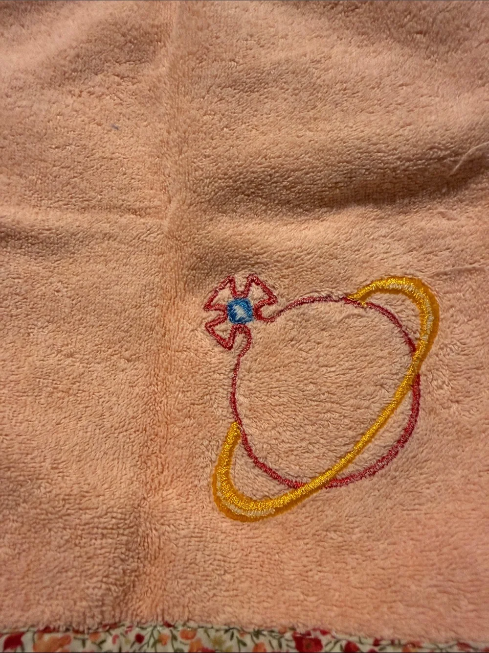 Vivienne Westwood Multi-Color Heart Print face towel